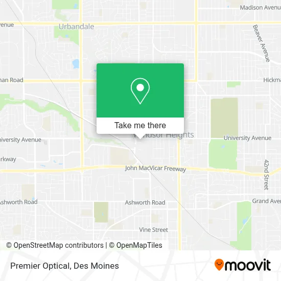 Premier Optical map