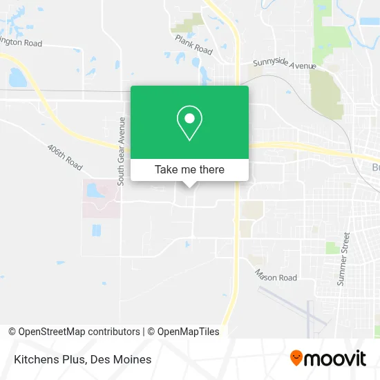 Kitchens Plus map