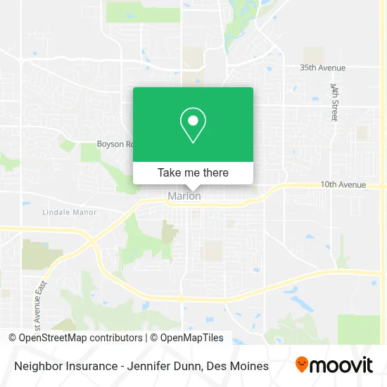 Neighbor Insurance - Jennifer Dunn map