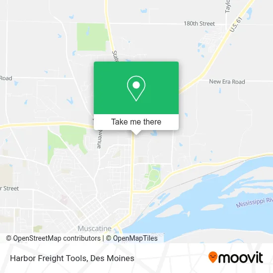 Harbor Freight Tools map