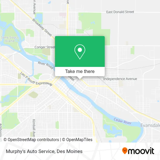 Murphy's Auto Service map