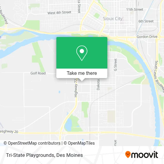 Tri-State Playgrounds map
