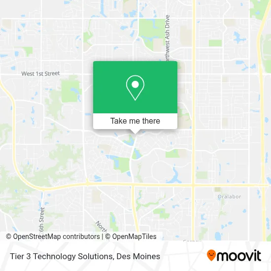 Tier 3 Technology Solutions map