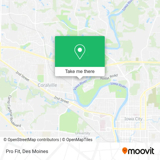 Pro Fit map