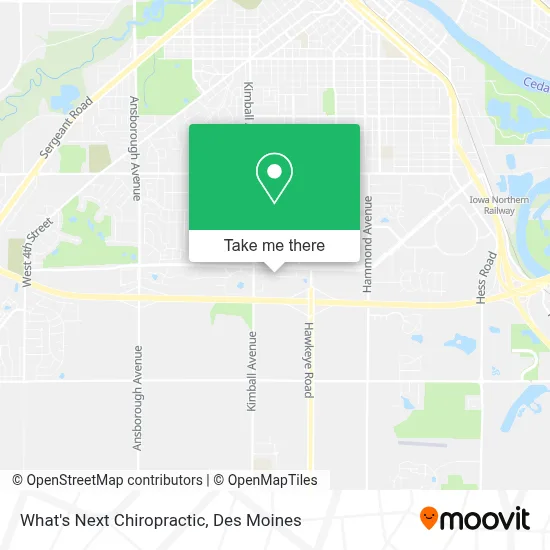 What's Next Chiropractic map