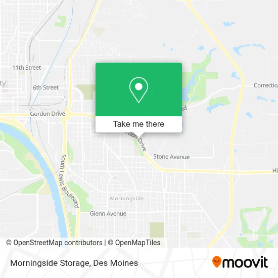 Morningside Storage map