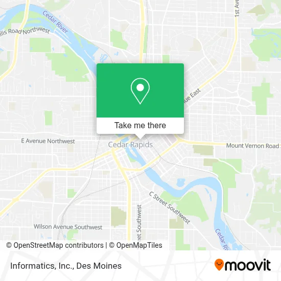 Informatics, Inc. map