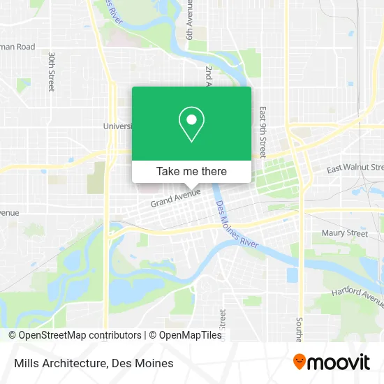 Mills Architecture map