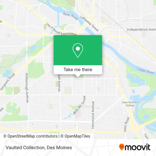 Vaulted Collection map