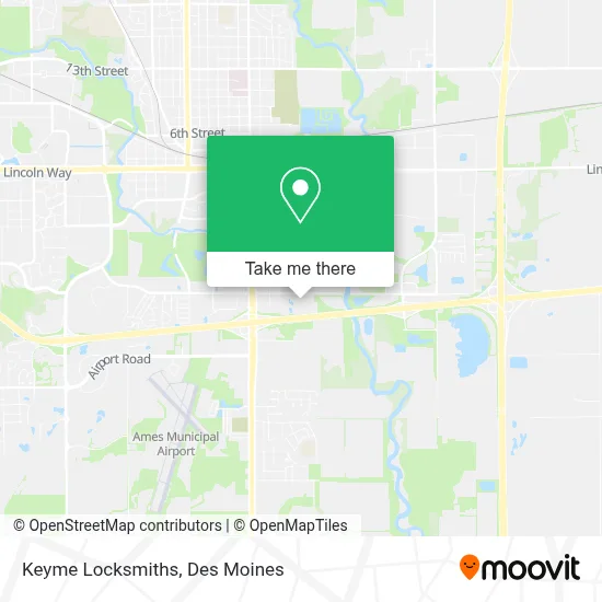 Keyme Locksmiths map