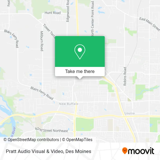 Pratt Audio Visual & Video map