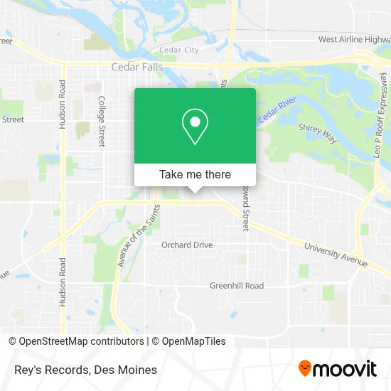 Rey's Records map