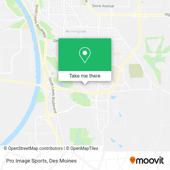 Pro Image Sports map