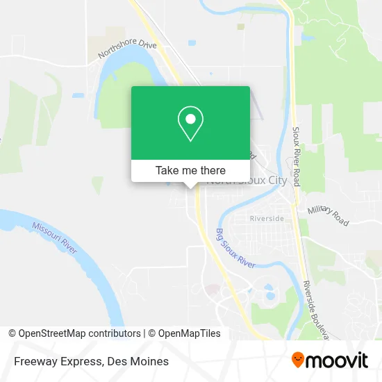 Freeway Express map