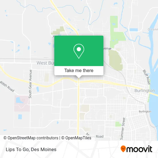 Lips To Go map