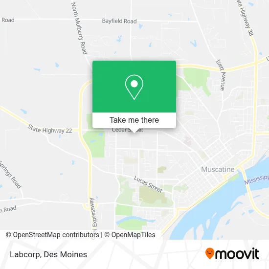 Labcorp map
