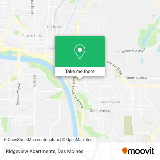 Ridgeview Apartments map
