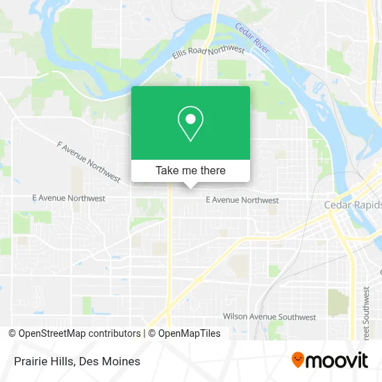 Prairie Hills map