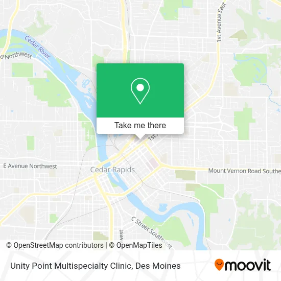 Unity Point Multispecialty Clinic map
