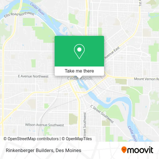 Rinkenberger Builders map