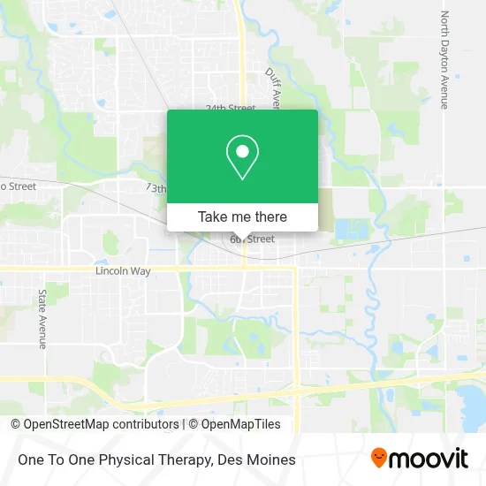 One To One Physical Therapy map