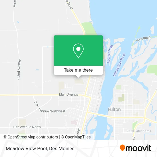 Meadow View Pool map