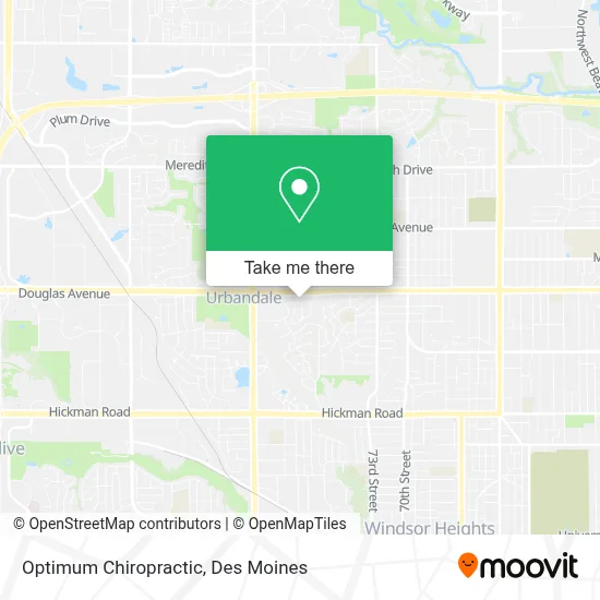 Optimum Chiropractic map