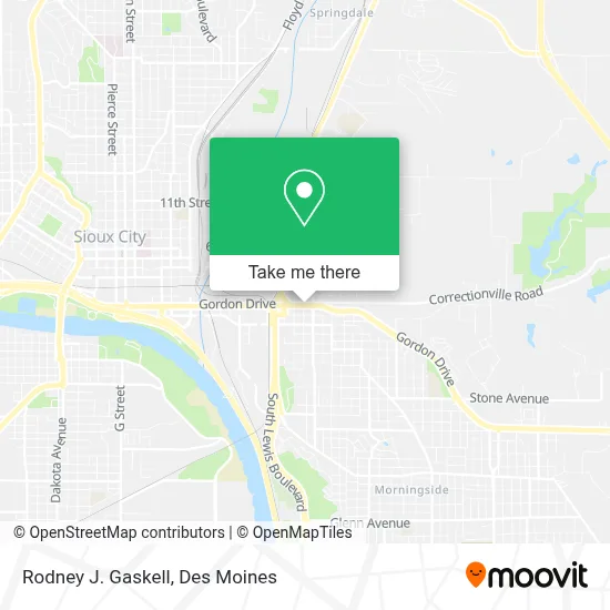 Rodney J. Gaskell map
