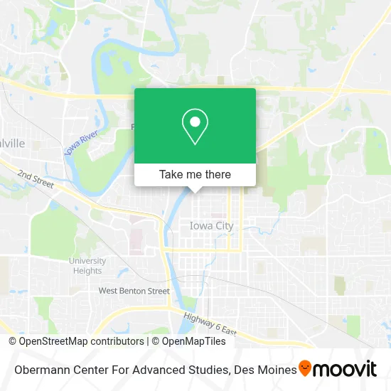 Obermann Center For Advanced Studies map