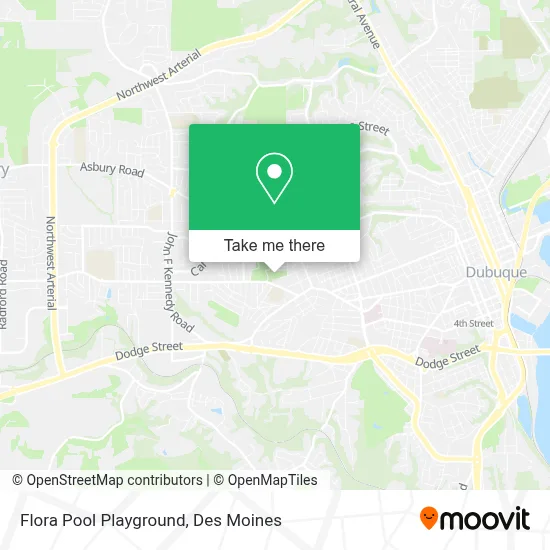 Flora Pool Playground map