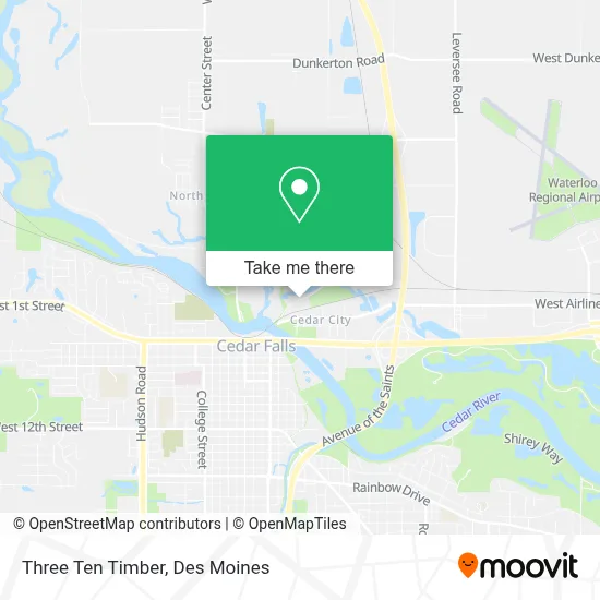 Three Ten Timber map