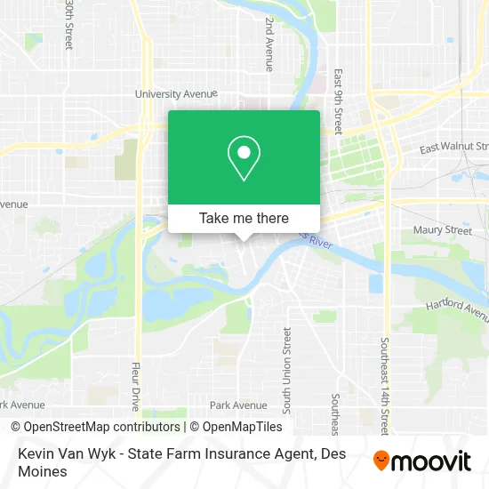Kevin Van Wyk - State Farm Insurance Agent map