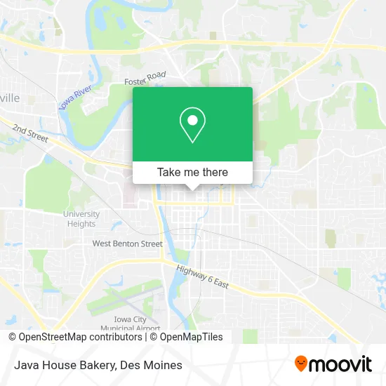 Java House Bakery map