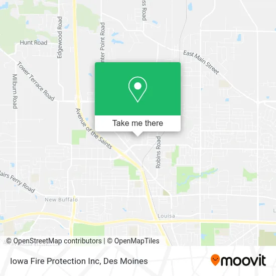 Iowa Fire Protection Inc map
