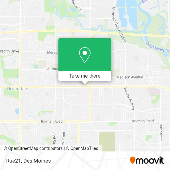Rue21 map