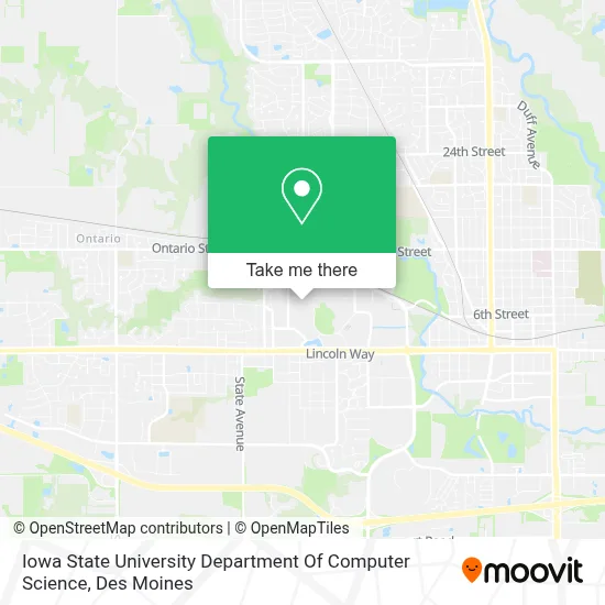 Iowa State University Department Of Computer Science map