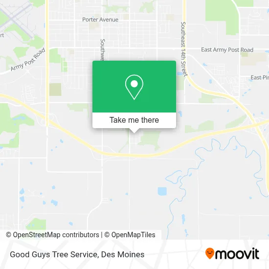 Good Guys Tree Service map