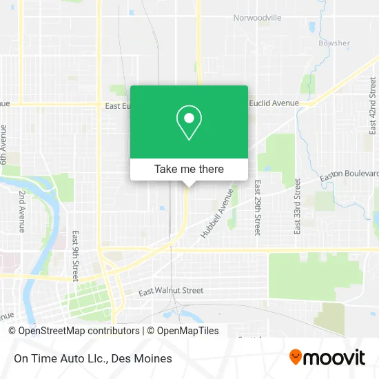 On Time Auto Llc. map