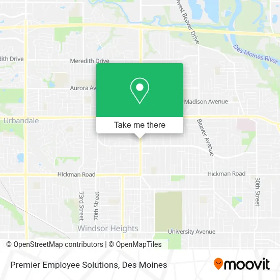 Premier Employee Solutions map