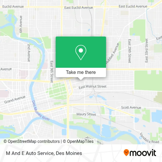 M And E Auto Service map