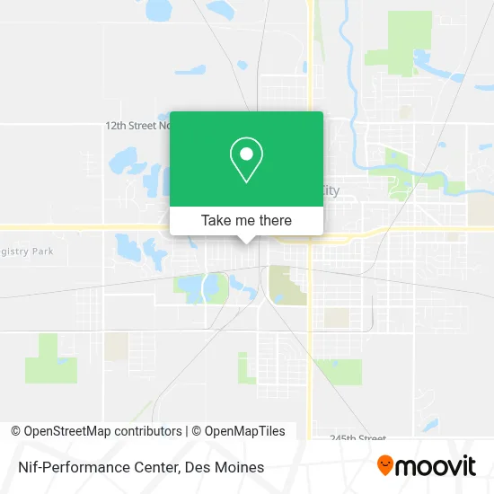 Nif-Performance Center map