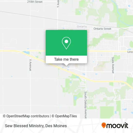 Sew Blessed Ministry map