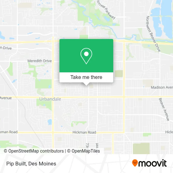 Pip Built map
