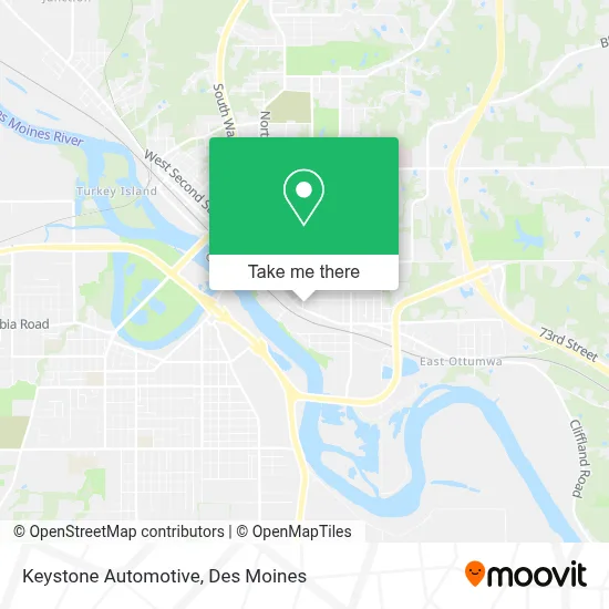 Keystone Automotive map