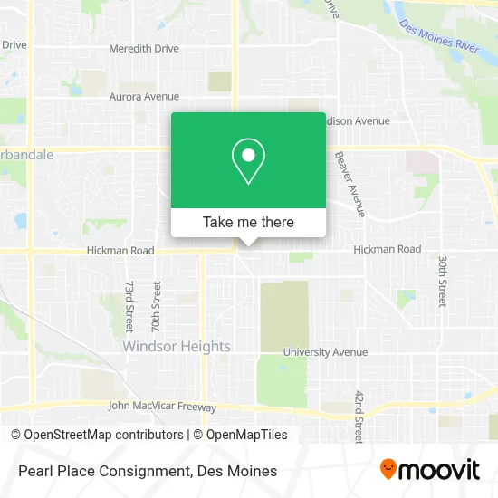 Pearl Place Consignment map