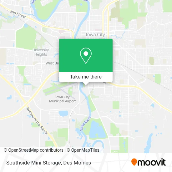 Southside Mini Storage map