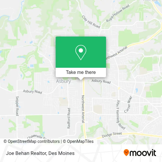 Joe Behan Realtor map