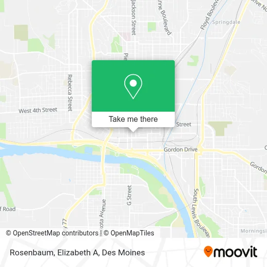 Rosenbaum, Elizabeth A map