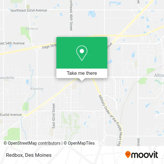 Redbox map