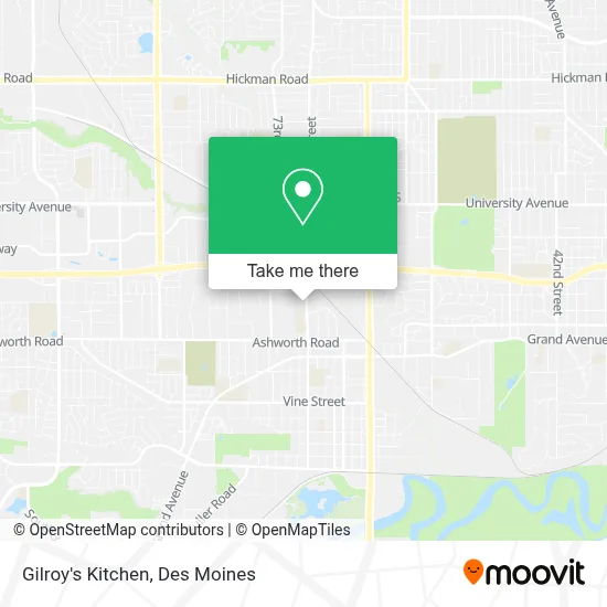 Gilroy's Kitchen map